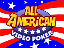Игровой аппарат All American Video Poker